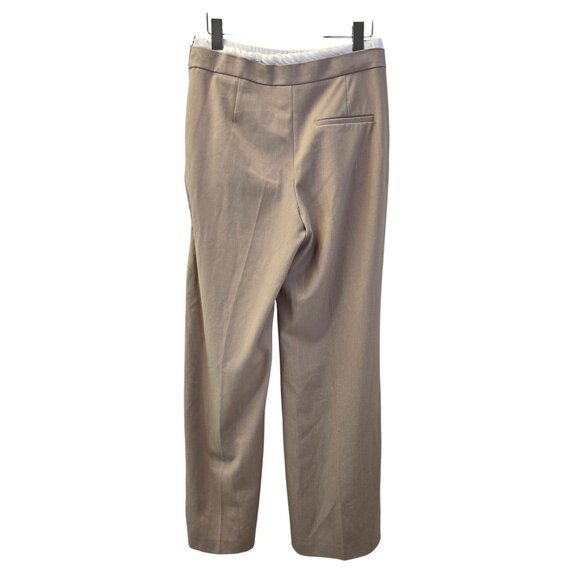 Zara Wide Leg Double Waistband High Rise Trouser Pants Size Small - Picture 2 of 7